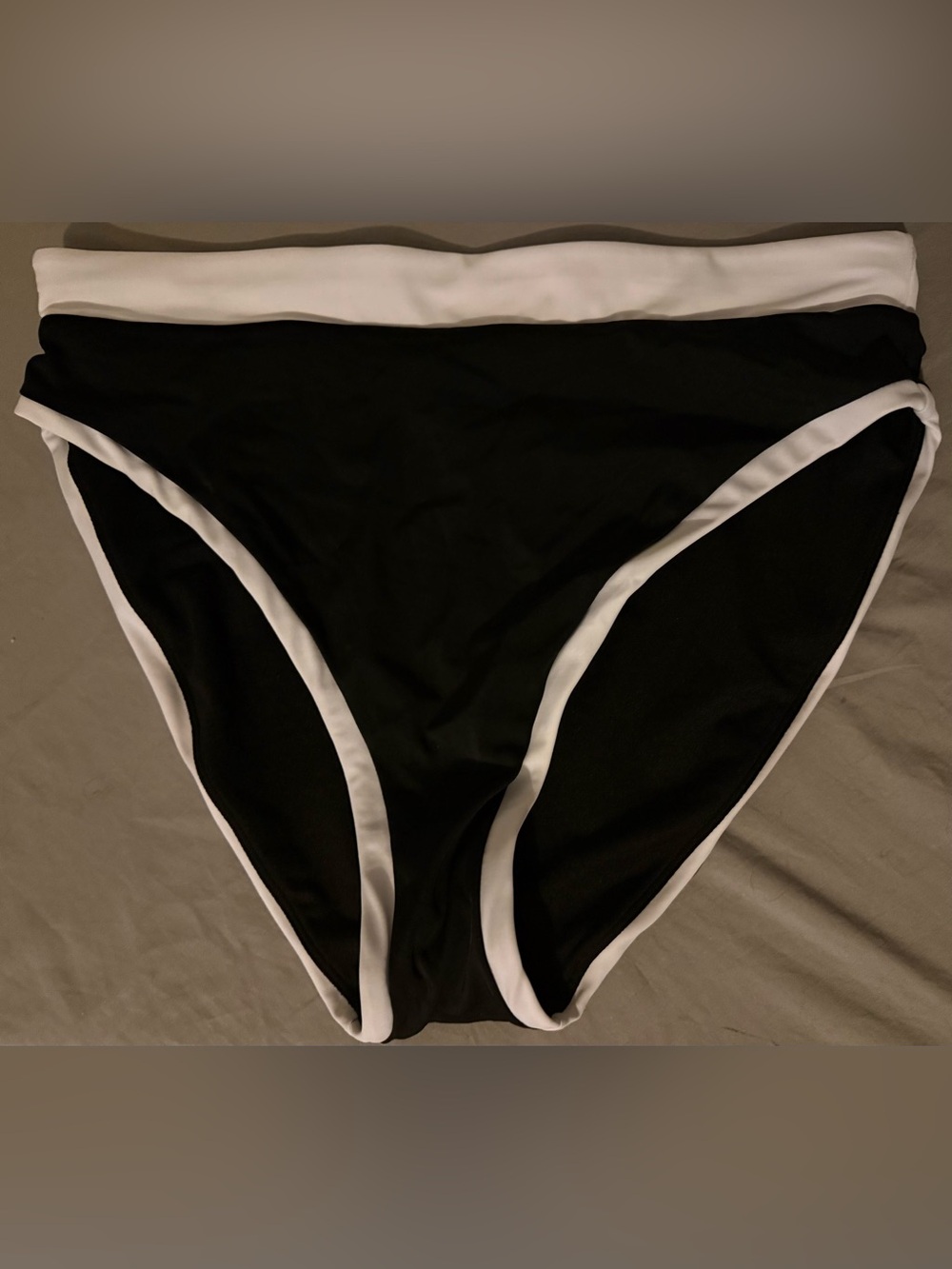 Swimsuits For All Navy and White Logo Swimwear Tag